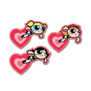 Powerpuff Girls Heart Trio Premium Dynamic Car Decal Set of 3 Officially Licensed, Weatherproof Automotive Grade Vinyl Sticker for Water Bottle, Laptop & More; Made in the USA Powerpuff Girls Heart Trio Premium Dynamic Car Decal Set of 3 Officially Licensed, Weatherproof Automotive Grade Vinyl Sticker for Water Bottle, Laptop & More; Made in the USA