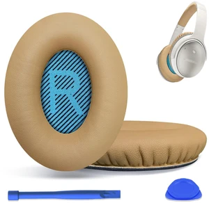 Replacement Ear Pads for Bose QC35/QC35ii Headphones-Khaki&Blue Earpads for Bose QuietComfort 35/35ii Wireless Headphones, Ear Cushions Covers for Bose QC25/15/2/Ae2/Sound Link/True Replacement Ear Pads for Bose QC35/QC35ii Headphones-Khaki&Blue Earpads for Bose QuietComfort 35/35ii Wireless Headphones, Ear Cushions Covers for Bose QC25/15/2/Ae2/Sound Link/True