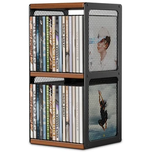 2-Tier CD Storage Holder,Stackable CD Rack Organizer,Hold 32 Cases Wood CD Display Shelf Tower,Retro CD Cube for Cassette,Tape,CDs in Home Office,Music Lovers 2-Tier CD Storage Holder,Stackable CD Rack Organizer,Hold 32 Cases Wood CD Display Shelf Tower,Retro CD Cube for Cassette,Tape,CDs in Home Office,Music Lovers