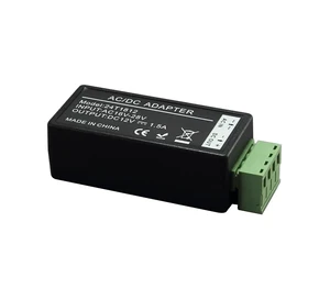 AC 24V to DC 12V 1.5A Power Converter, Universal Powerful Transformer for Surveillance CCTV Security Camera AC 24V to DC 12V 1.5A Power Converter, Universal Powerful Transformer for Surveillance CCTV Security Camera