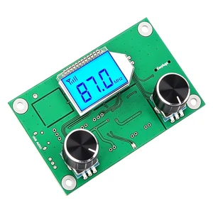 ICSTATION FM Receiver Module, DC 3V-5V Radio Receiver Module with LCD Dplay DSP PLL Digital Radio Circuit Board 76.0MHz-108.0MHz Stereo Board ICSTATION FM Receiver Module, DC 3V-5V Radio Receiver Module with LCD Dplay DSP PLL Digital Radio Circuit Board 76.0MHz-108.0MHz Stereo Board
