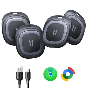 FineTrack Duo2 Tracker Tags 4Pack Key Finder USBC Rechargeable Compatible with Apple Find My & Google Find Hub,Tracker Tag for Keys, Wallet, Luggage, Backpack FineTrack Duo2 Tracker Tags 4Pack Key Finder USBC Rechargeable Compatible with Apple Find My & Google Find Hub,Tracker Tag for Keys, Wallet, Luggage, Backpack