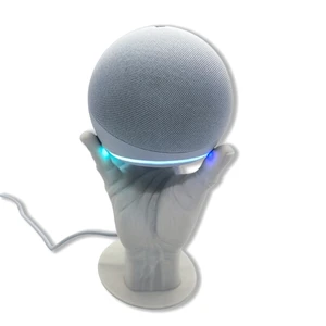 Hand Style Table Stand Holder Compatible with Alexa Smart Speaker Echo Dot (4th and 5th gen)(Off White) Hand Style Table Stand Holder Compatible with Alexa Smart Speaker Echo Dot (4th and 5th gen)(Off White)