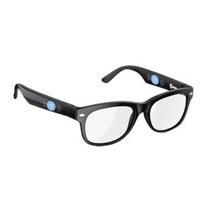 AuraFlux Bluetooth Smart Glasses with Open Ear Speakers, Hands-Free Voice Control, Built-In Microphone, Blue Light Blocking Safety Lenses, Lightweight Unisex Design AuraFlux Bluetooth Smart Glasses with Open Ear Speakers, Hands-Free Voice Control, Built-In Microphone, Blue Light Blocking Safety Lenses, Lightweight Unisex Design
