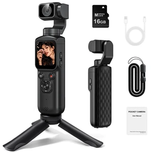 4K Vlogging Camera for YouTube, 75MP Pocket Camera with 330° Rotating Lens PDAF Autofocus, Face Tracking, 1.72" Touch Screen, Tripod, 16GB Card, Wifi Webcam Video Camera for Daily Recording 4K Vlogging Camera for YouTube, 75MP Pocket Camera with 330° Rotating Lens PDAF Autofocus, Face Tracking, 1.72" Touch Screen, Tripod, 16GB Card, Wifi Webcam Video Camera for Daily Recording