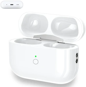 Wireless Charging Case Replacement Compatible with AirPods Pro 1st & 2nd Generation, AirPods Pro 1st & 2nd Charger Case with Bluetooth Pairing Sync Button - No Earbudsnot usb-c port Wireless Charging Case Replacement Compatible with AirPods Pro 1st & 2nd Generation, AirPods Pro 1st & 2nd Charger Case with Bluetooth Pairing Sync Button - No Earbudsnot usb-c port