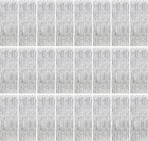 24 Pack Silver Metallic Foil Fringe Curtains 3.2ft x 8.2ft Foil Fringe Curtain Backdrop Foil Streamers Party Supplies Tinsel Curtain Backdrop for Parties/Birthday/Halloween/Photo Booth 24 Pack Silver Metallic Foil Fringe Curtains 3.2ft x 8.2ft Foil Fringe Curtain Backdrop Foil Streamers Party Supplies Tinsel Curtain Backdrop for Parties/Birthday/Halloween/Photo Booth