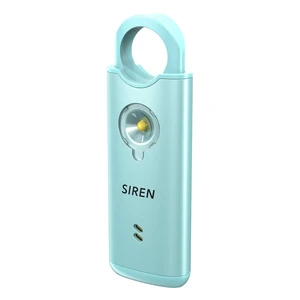 Personal Safety Alarm by 135dB Siren, Flashing Light, Pull & Vibration Activation, USB-C Rechargeable Keychain (Mint) Personal Safety Alarm by 135dB Siren, Flashing Light, Pull & Vibration Activation, USB-C Rechargeable Keychain (Mint)