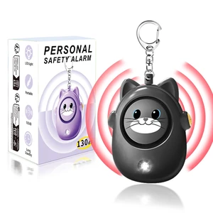 Personal Safety Alarm for Women by WomenLoud Siren, 130dB Loud Siren Keychain in a Variety of Colors, Cute Cat Design Security Device for Children, Elderly Personal Safety Alarm for Women by WomenLoud Siren, 130dB Loud Siren Keychain in a Variety of Colors, Cute Cat Design Security Device for Children, Elderly