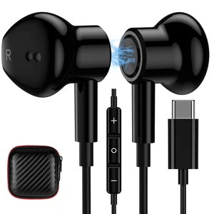 USB C Headphones Magnetic Wired Earbuds for iPhone 18 Pro Max 17 16 15 16e Noise Isolation In Ear Headphone with Mic Type C Earphone for Samsung S26 Ultra S25 S23 A17 Z Fold 8 for iPad A16 Pixel 10a 9 USB C Headphones Magnetic Wired Earbuds for iPhone 18 Pro Max 17 16 15 16e Noise Isolation In Ear Headphone with Mic Type C Earphone for Samsung S26 Ultra S25 S23 A17 Z Fold 8 for iPad A16 Pixel 10a 9