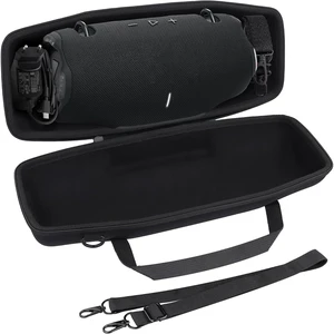 Hard Travel Case for Xtreme 4 Portable Bluetooth Speaker, Black Portable Storage, Space For Speaker Accessories, Organized Interior, Protective Zippered Shell, Carry Handle, Shoulder Strap Hard Travel Case for Xtreme 4 Portable Bluetooth Speaker, Black Portable Storage, Space For Speaker Accessories, Organized Interior, Protective Zippered Shell, Carry Handle, Shoulder Strap