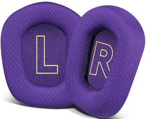 Mesh Fabric Professional Earpads Replacement for Logitech G733 G535 G335 Lightspeed Wireless Gaming Headset, Ear Pads Cushions with Comfort Noise Isolation Foam - Purple Mesh Fabric Professional Earpads Replacement for Logitech G733 G535 G335 Lightspeed Wireless Gaming Headset, Ear Pads Cushions with Comfort Noise Isolation Foam - Purple