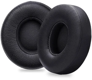 Replacement Ear Pads for Beats Solo 2 & Solo 3 Headphones, Black Solo2 & Solo3 Earpads Cushions with Noise Isolation Memory Foam and Softer Protein Leather Replacement Ear Pads for Beats Solo 2 & Solo 3 Headphones, Black Solo2 & Solo3 Earpads Cushions with Noise Isolation Memory Foam and Softer Protein Leather