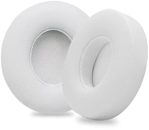 Replacement Ear Pads for Beats Solo 2 and Solo 3 Headphones, White Solo2 & Solo3 Earpads Cushions with Noise Isolation Memory Foam and Softer Protein Leather Replacement Ear Pads for Beats Solo 2 and Solo 3 Headphones, White Solo2 & Solo3 Earpads Cushions with Noise Isolation Memory Foam and Softer Protein Leather