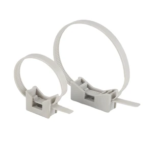 7" Saddle Mounting Zip Tie,Pipe Bracket Clamps,Pipe hanger,for Rigid Insulating Tubes(pack of 50 Pcs) 7" Saddle Mounting Zip Tie,Pipe Bracket Clamps,Pipe hanger,for Rigid Insulating Tubes(pack of 50 Pcs)