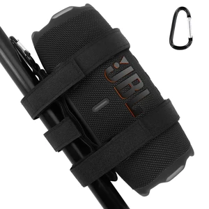 Portable Speaker Mount for Golf Cart Railing Bike or Boat, Waterproof Outdoor Adjustable Strap for Most Speakers (Black) Portable Speaker Mount for Golf Cart Railing Bike or Boat, Waterproof Outdoor Adjustable Strap for Most Speakers (Black)