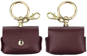 Case for AirPods Pro AirPods 3 Charging Case, Soft Leather Protective Cover with Keychain Clip Ring Loop for Air Pods Pro 1st (2019) / Air Pods Pro 2nd (2022) / Air Pods 3 Men Women (Wine Red) Case for AirPods Pro AirPods 3 Charging Case, Soft Leather Protective Cover with Keychain Clip Ring Loop for Air Pods Pro 1st (2019) / Air Pods Pro 2nd (2022) / Air Pods 3 Men Women (Wine Red)