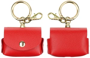 Case for AirPods Pro AirPods 3 Charging Case, Soft Leather Protective Cover with Keychain Clip Ring Loop for Air Pods Pro 1st (2019) / Air Pods Pro 2nd (2022) / Air Pods 3 Men Women (Red) Case for AirPods Pro AirPods 3 Charging Case, Soft Leather Protective Cover with Keychain Clip Ring Loop for Air Pods Pro 1st (2019) / Air Pods Pro 2nd (2022) / Air Pods 3 Men Women (Red)