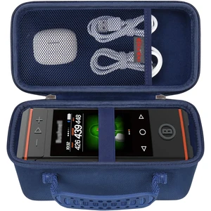 Carrying Case for Bushnell Golf Wingman HD GPS Speaker, Navy Golf GPS Speaker and Handheld GPS Rangefinder Hard Travel Bag, with Mesh Pocket Handle Double Zipper, for Protective Storage Carrying Case for Bushnell Golf Wingman HD GPS Speaker, Navy Golf GPS Speaker and Handheld GPS Rangefinder Hard Travel Bag, with Mesh Pocket Handle Double Zipper, for Protective Storage