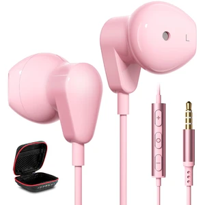 3.5mm Headphones Wired Earbuds for Samsung A25 A15 A12 A13, Pink Wired Earphones with Microphone Song Skip Ear Bud Wire for Galaxy A14 A23 A71 A03s/Moto G Power Pure/Pixel 5a 4a 3.5mm Headphones Wired Earbuds for Samsung A25 A15 A12 A13, Pink Wired Earphones with Microphone Song Skip Ear Bud Wire for Galaxy A14 A23 A71 A03s/Moto G Power Pure/Pixel 5a 4a