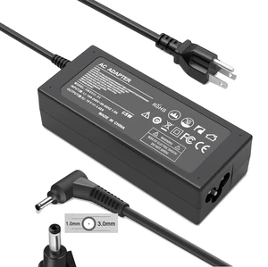 19V Laptop Charger Copmatible with Acer Chromebook 11 13 14 15 R11 CB3 CB5 C740 C720 C720p C738T, 65W Replacement Power Cord AC Adapter Supply (Small Connecter with EMI Filter) 19V Laptop Charger Copmatible with Acer Chromebook 11 13 14 15 R11 CB3 CB5 C740 C720 C720p C738T, 65W Replacement Power Cord AC Adapter Supply (Small Connecter with EMI Filter)
