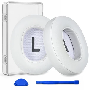 Replacement Ear Pads for JBL Tune 700BT, 710BT, 720BT, Tune 750BTNC, 760NC, 770NC Wireless Over-Ear Headphones, Ear Cushions, Ear Cups Cover Repair Parts (White) Replacement Ear Pads for JBL Tune 700BT, 710BT, 720BT, Tune 750BTNC, 760NC, 770NC Wireless Over-Ear Headphones, Ear Cushions, Ear Cups Cover Repair Parts (White)