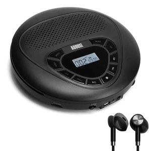 SE10 Portable CD Player Rechargeable Anti-Skip MP3 AUX Out MicroSD Dual Stereo Speakers, LED Display, Home & Car Use, Headphone Output SE10 Portable CD Player Rechargeable Anti-Skip MP3 AUX Out MicroSD Dual Stereo Speakers, LED Display, Home & Car Use, Headphone Output