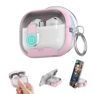 for Samsung Galaxy Buds 3/Buds3 pro/Buds3 FE Case with Phone Stand, Secure Lock Clip Full Body Shockproof Protective Cover for Galaxy Buds 3/Buds3 pro /Buds3 FE with Carabiner(Pink) for Samsung Galaxy Buds 3/Buds3 pro/Buds3 FE Case with Phone Stand, Secure Lock Clip Full Body Shockproof Protective Cover for Galaxy Buds 3/Buds3 pro /Buds3 FE with Carabiner(Pink)