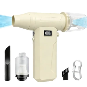 Compressed Air Duster, 130000RPM 100 Gear Speed Adjustable Electric Air Blower, Brushless Motor Cordless Air Duster with Type-C Fast Charging, for Keyboard, Computer, Car, Home, Outdoor CleaningPet Compressed Air Duster, 130000RPM 100 Gear Speed Adjustable Electric Air Blower, Brushless Motor Cordless Air Duster with Type-C Fast Charging, for Keyboard, Computer, Car, Home, Outdoor CleaningPet