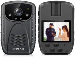 SYDAYM 2K Police Body Camera, 13Hrs Battery, H.265 Encoding, Body Cameras with Audio and Video Recording, Body Cam for Personal Protection Hiking Law Enforcement (128GB) SYDAYM 2K Police Body Camera, 13Hrs Battery, H.265 Encoding, Body Cameras with Audio and Video Recording, Body Cam for Personal Protection Hiking Law Enforcement (128GB)