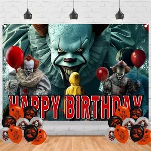 Pennywisee Birthday Backdrop Horror Movie Banner Poster for Pennywisee Fans Girls Theme Party Decorations Wrestling Birthday Supplies Background Studio Shoot Photo Props Booth Pennywisee Birthday Backdrop Horror Movie Banner Poster for Pennywisee Fans Girls Theme Party Decorations Wrestling Birthday Supplies Background Studio Shoot Photo Props Booth