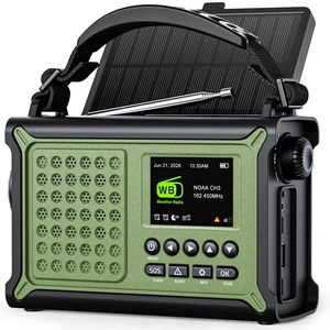 S.A.M.E. NOAA Weather Radio with 12000mAh Battery & 2.4" Color Display County-Specific Alerts, Easy Setup, 86 Emergency Events, Solar & Crank Backup, FM Radio, Phone Charging, Flashlight & SOS S.A.M.E. NOAA Weather Radio with 12000mAh Battery & 2.4" Color Display County-Specific Alerts, Easy Setup, 86 Emergency Events, Solar & Crank Backup, FM Radio, Phone Charging, Flashlight & SOS