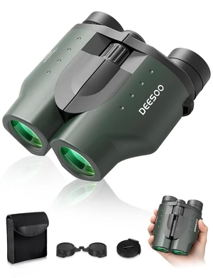 25x32 Compact Travel Binoculars for Cruise Ship Bird Watching FMC BAK4 Prisms, Easy Focus for Adults & Kids, High Powered Clear Vision for Hunting & Camping, Small Size with Carry Case 25x32 Compact Travel Binoculars for Cruise Ship Bird Watching FMC BAK4 Prisms, Easy Focus for Adults & Kids, High Powered Clear Vision for Hunting & Camping, Small Size with Carry Case