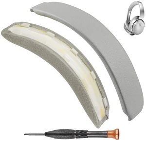 Headband Kit Replacement for Bose QC35 & QuietComfort 35 II (QC35 ii) Headphones, Headstrap Pad with Protein Leather and Memory Foam, Easy DIY Installation(Silver) Headband Kit Replacement for Bose QC35 & QuietComfort 35 II (QC35 ii) Headphones, Headstrap Pad with Protein Leather and Memory Foam, Easy DIY Installation(Silver)