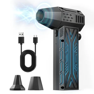 Compressed Air Duster 130000RPM Brushless, Rechargeable Cordless Electric Air Blower, Infinite Variable Speed Dust Remover Cleaner for Computer Keyboard Laptop, Home Car Outdoor Use, Black Compressed Air Duster 130000RPM Brushless, Rechargeable Cordless Electric Air Blower, Infinite Variable Speed Dust Remover Cleaner for Computer Keyboard Laptop, Home Car Outdoor Use, Black