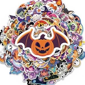 Halloween Stickers, 100 Pcs Waterproof Halloween Vinyl Stickers Gifts for Boys and Girls, Vinyl Pumpkin Ghost Decals, for Halloween Decorations, Water Bottle, Laptop, Scrapbook, Skateboard Halloween Stickers, 100 Pcs Waterproof Halloween Vinyl Stickers Gifts for Boys and Girls, Vinyl Pumpkin Ghost Decals, for Halloween Decorations, Water Bottle, Laptop, Scrapbook, Skateboard