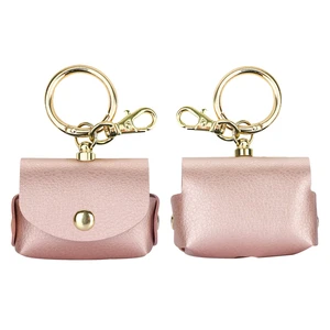 Case for AirPods Pro AirPods 3 Charging Case, Soft Leather Protective Cover with Keychain Clip Ring Loop for Air Pods Pro 1st / 2nd Generation Air Pods 3 Men Women (Rose Gold) Case for AirPods Pro AirPods 3 Charging Case, Soft Leather Protective Cover with Keychain Clip Ring Loop for Air Pods Pro 1st / 2nd Generation Air Pods 3 Men Women (Rose Gold)