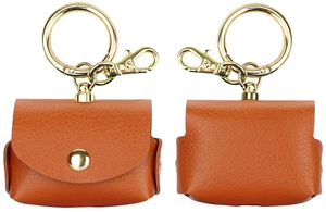 Case for AirPods Pro 3 Charging Case, Soft Leather Protective Cover With Keychain Clip Ring Loop for Air Pods Pro 1st (2019) / 2nd (2022) / 3 Men Women (Brown) Case for AirPods Pro 3 Charging Case, Soft Leather Protective Cover With Keychain Clip Ring Loop for Air Pods Pro 1st (2019) / 2nd (2022) / 3 Men Women (Brown)