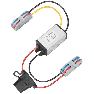 DC 3A 36W 24V to 12V Step Down Converter Reducer Transformer with Fuse Power Supply for CNC Equipment Switches Photovoltaic Panels etc DC 3A 36W 24V to 12V Step Down Converter Reducer Transformer with Fuse Power Supply for CNC Equipment Switches Photovoltaic Panels etc
