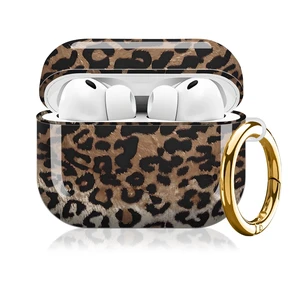 Compatible with AirPod Pro 3rd Gen(2025) Case,Protective Case for AirPod Pro 3rd Gen, Shockproof with Carabiner, Wireless Charging Compatible for Women Men(Brown Leopard) Compatible with AirPod Pro 3rd Gen(2025) Case,Protective Case for AirPod Pro 3rd Gen, Shockproof with Carabiner, Wireless Charging Compatible for Women Men(Brown Leopard)