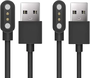 Compatible with Amzhero Fitness Tracker Charger, Magnetic USB Charging Cable Replacement Charger Compatible for Amzhero D26 1.47 Inches Fitness Tracker (2 pack-Black+Black) Compatible with Amzhero Fitness Tracker Charger, Magnetic USB Charging Cable Replacement Charger Compatible for Amzhero D26 1.47 Inches Fitness Tracker (2 pack-Black+Black)
