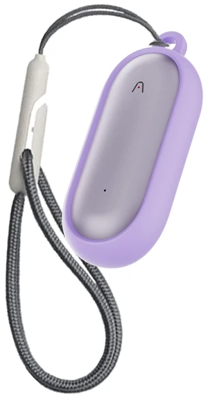 Silicone Case PLAUD NotePin AI/NotePin S Voice Recorder Accessories with Lanyard - Purple Silicone Case PLAUD NotePin AI/NotePin S Voice Recorder Accessories with Lanyard - Purple