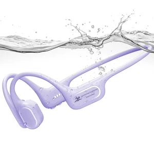 Bone Conduction Swimming Headphones, IP68 Waterproof Swimming Headphones, Open Ear Headphones with 32GB MP3, Bluetooth 5.4 Underwater Earbuds for Marathon Swimming Running Bone Conduction Swimming Headphones, IP68 Waterproof Swimming Headphones, Open Ear Headphones with 32GB MP3, Bluetooth 5.4 Underwater Earbuds for Marathon Swimming Running