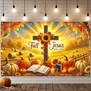 Fall Thanksgiving Backdrop Banner 71x43 Inchs Fall for Jesus Theme Decorations Never Leaves Pumpkins Backdrop Banner Autumn Thanksgiving Party Supplies Yard Decor Fall Thanksgiving Backdrop Banner 71x43 Inchs Fall for Jesus Theme Decorations Never Leaves Pumpkins Backdrop Banner Autumn Thanksgiving Party Supplies Yard Decor