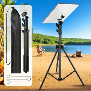 Starlink Mini Tripod, Starlink Mini Alloy Mounting Kit with 360° Adjustment Gimbal & Tent Stakes, Suitable for Courtyard, Field Work, Camping and RV Travel Starlink Mini Tripod, Starlink Mini Alloy Mounting Kit with 360° Adjustment Gimbal & Tent Stakes, Suitable for Courtyard, Field Work, Camping and RV Travel