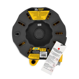 30-Ft 10 Amp RV Extension Cord Reel - Rated for 125V / 1,250W - Features 4 125V Electrical Outlets & 2 USB Ports - Includes On/Off Switch & Built-in Circuit Breaker (55290) 30-Ft 10 Amp RV Extension Cord Reel - Rated for 125V / 1,250W - Features 4 125V Electrical Outlets & 2 USB Ports - Includes On/Off Switch & Built-in Circuit Breaker (55290)