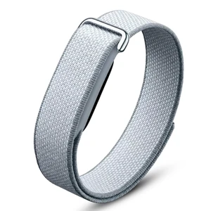 Woven Nylon Loop Band Compatible with Google Fitbit Air, Stretchy Breathable Sport Strap, Adjustable Elastic Replacement Wristband with Metal Buckle for Men Women Woven Nylon Loop Band Compatible with Google Fitbit Air, Stretchy Breathable Sport Strap, Adjustable Elastic Replacement Wristband with Metal Buckle for Men Women