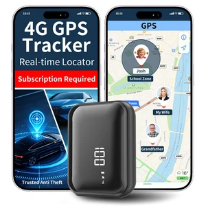 4G LTE Magnetic GPS Tracker for Vehicles, No Subscription Fee, Rechargeable Car Tracker, Up to 3 Months Standby, 180-Day Route History, Geo-Fence and Movement Alerts 4G LTE Magnetic GPS Tracker for Vehicles, No Subscription Fee, Rechargeable Car Tracker, Up to 3 Months Standby, 180-Day Route History, Geo-Fence and Movement Alerts