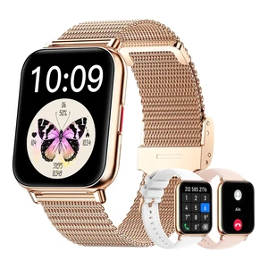 Smart Watches for Women (Answer/Make Calls), 1.85" Large Screen Fitness Watch with 24H Health Monitor, 100+ Sport Modes, 3 Bands Waterproof Smartwatch Compatible with Android and iPhone Smart Watches for Women (Answer/Make Calls), 1.85" Large Screen Fitness Watch with 24H Health Monitor, 100+ Sport Modes, 3 Bands Waterproof Smartwatch Compatible with Android and iPhone