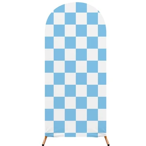 7.2 ft Racing Party Arch Backdrop Cover, Blue Fast Arch Covers, Wedding Ceremony Decor, Birthday Banquet, Race Theme Checkered, Stretchy Spandex Fits Standard Frames 7.2 ft Racing Party Arch Backdrop Cover, Blue Fast Arch Covers, Wedding Ceremony Decor, Birthday Banquet, Race Theme Checkered, Stretchy Spandex Fits Standard Frames